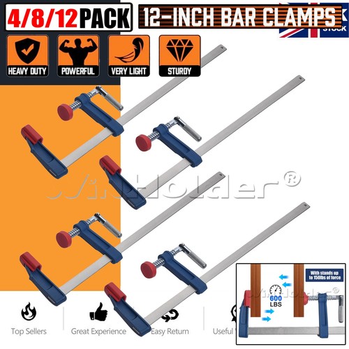 12pc clamps bar steel - 4/8/12pc,
