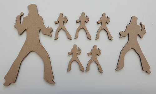 Mdf laser cut out - laser, elvis