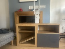 IKEA BESTA TV stand with UPPLEVA swivel TV bracket