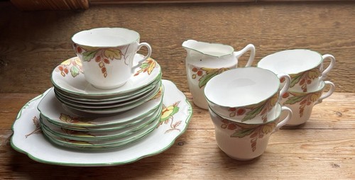 Vintage diamond china tea - diamond,