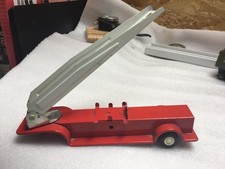 Vintage Mini Tonka Pressed Steel/Tin Fire Engine Ladder Trailer, Good Condition.