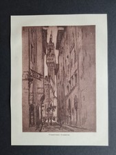 Antique 1909 print -