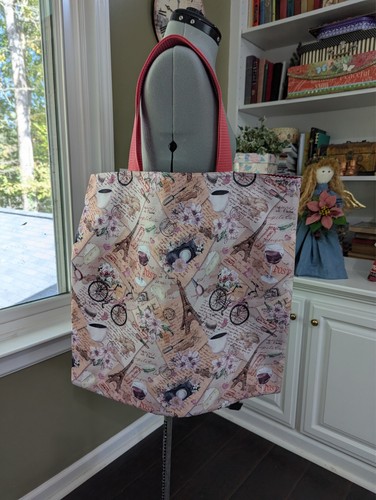 Lined market tote bag hm - lined,