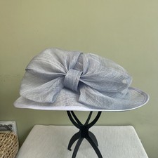 Tricia Pale Cornflour Blue Lilac Oversized Bow Hat Mother Of The Bride Races