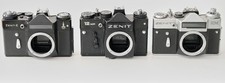 Three Zenit film cameras (untested)