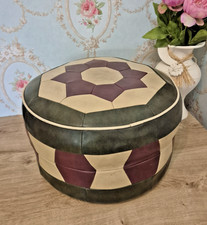 Vintage Retro Round Leather