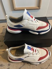 Prada Cloudburst trainers white blue red UK 6.5, 7, 7.5, 8 RRP £690