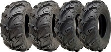 25x10.00-12 & 25x8.00-12 ATV Quad Tyres OBOR Mudsling Road Legal (Set of 2 & 2)