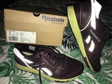 Reebok GL 6000 Tech trainers - dark purple - UK 10 - used