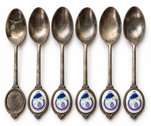 Vintage souvenir teaspoons - vintage,