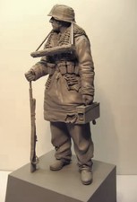 1/16 WW2 German Infantry Winter Resin Figure