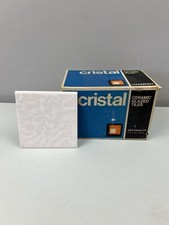 Cristal Ceramic Tile X35 4.25”x4.25” Spacer Tiles H&R Johnson Snow Cloud