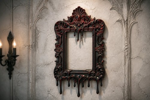 Dripping frame gothic - gothic,