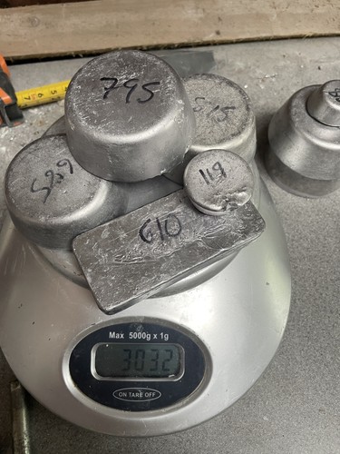 Scrap pewter ingots for - pewter,