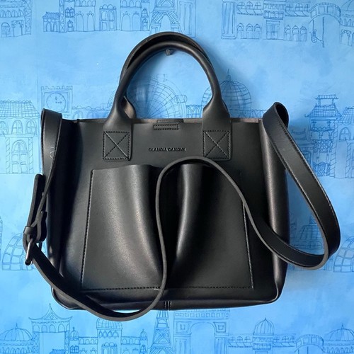 Claudia canova black faux - claudia,