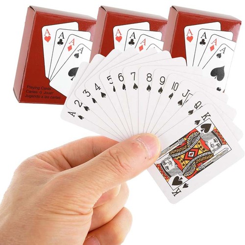 Decks mini playing cards - playing,