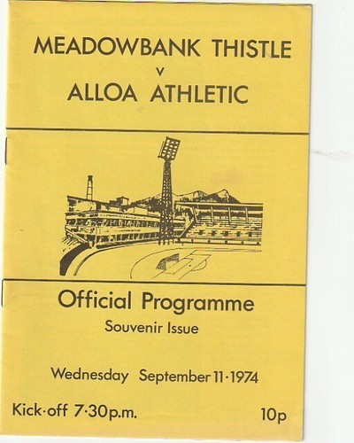 Meadowbank thistle 1st a - 1st, h+a
