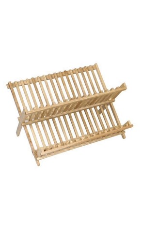 Beech wood dish drainer - dish, plate