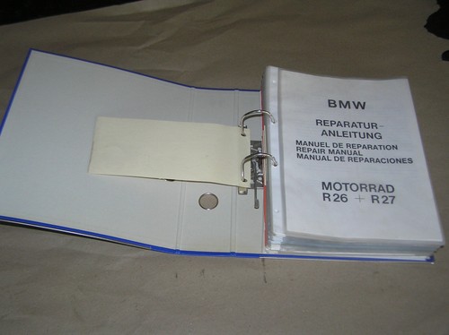 Bmw r26 r27 repair manual - r27,