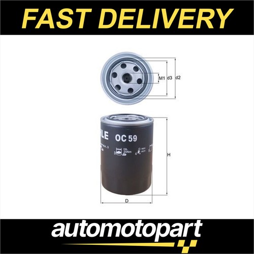 Mahle oil filter oc59 1739617 - oil,
