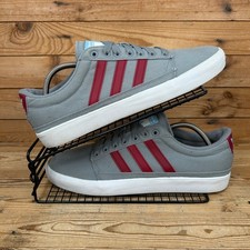 Adidas Trainers Mens Size UK 11 Grey Red West Ham Canvas Originals Shoes Hammers