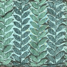 Chenille Leaf Zip Cushion