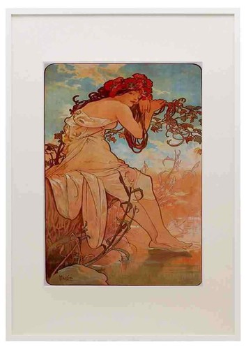 Alphonse maria mucha summer - maria,