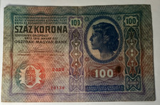 1912 AUSTRO-HUNGARIAN 100 Hundert Kronen /Szaz Korona - 2429 / 18138