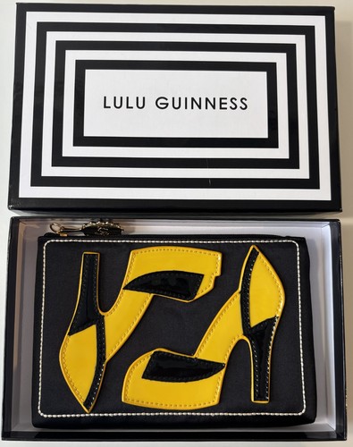 Lulu guinness black satin high - guinness,