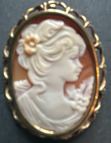 Vintage 9ct gold - 9ct, cameo