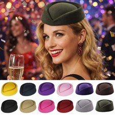 Formal Stewardess Hat Solid