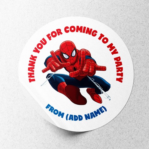 Personalised spiderman thank - personalised,