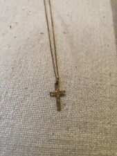9ct gold Child's crucifix and chain