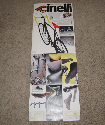 Mid 1980 cinelli - cinelli, brochure