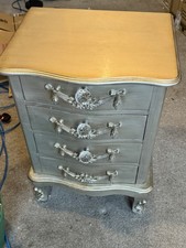 2 Dunelm Toulouse 4 Drawer Bedside Table
