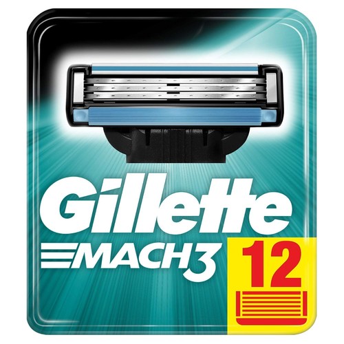 Gillette mach3 razor blades - blades, 12