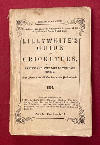 Lillywhite cricketers - lillywhite’s, cricketers’