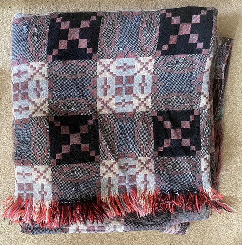 Vintage welsh woven - welsh, wool