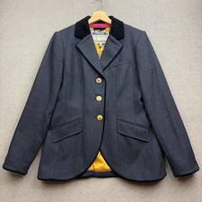Joules Tweed Jacket UK 14 Navy