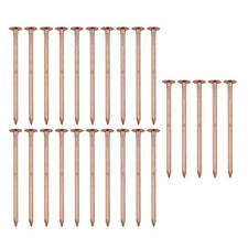 25 Pack 3 Inch Copper Nails