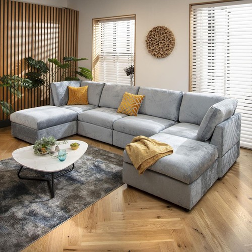 Seater shaped corner sofa - 4,