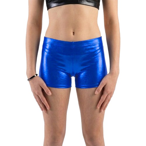 Girls shiny metallic - shiny, shorts