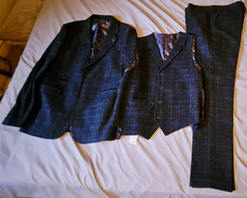 Men grey check tweed - men’s,
