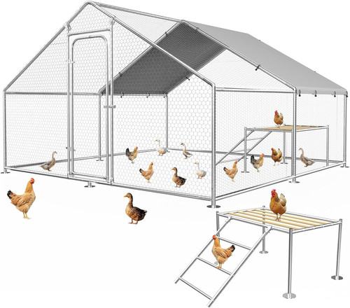 Large metal chicken - metal, with