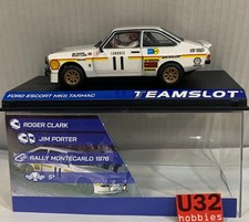 Slot Car Team Slot 13201 Ford Escort MkII #11 Monte Carlo 1976 Tarmac R. Clark