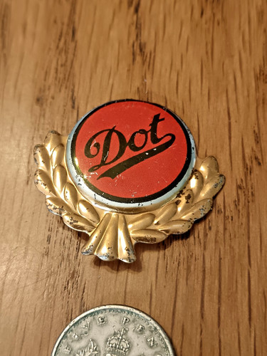 Vintage tin plate - vintage, dot