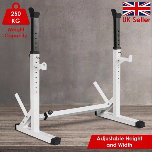 Adjustable barbell rack - rack, squat