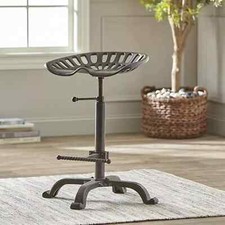 Cast iron bar stool industrial - cast,