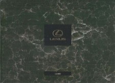 Lexus LS 400 1990-92 UK Market Sales Brochure