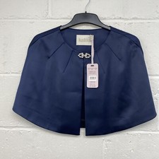 Kaliko Navy Blue Satin Formal Occasion Bollaro BNWT UK12 RRP£89 PAC